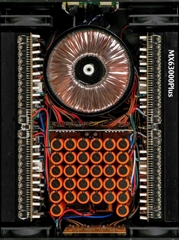 Cục đẩy Martin 4 Kênh 104 sò, Công suất 2500W/1ch 8ohm ,MX63000Plus