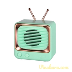 Loa Bluetooth mini Retro Big TV DW02 - Bảo hành 1 Tháng - Hàng nhập khẩu