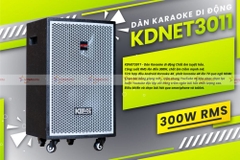 Loa kéo di động Acnos KDNet3011 (Xài điện, Bass 30cm)