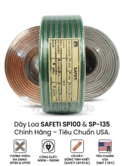 Dây Loa SAFETI SP100 & SP-135 Chính Hãng – Tiêu Chuẩn USA, Truyền Tải Công Suất 600W–1500W