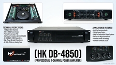 Cục đẩy 4 kênh HK DB-4850, 40 sò 4CHX850w
