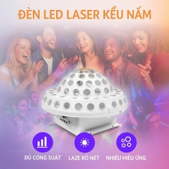 Đèn led laze kiểu Nấm