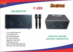 Loa Karaoke Di Động Forzen F280 – Kiểu Dáng Xách Tay, Kèm 2 Micro UHF