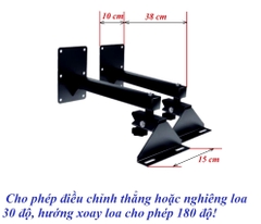 Giá Treo Loa Trên Tường 360, VT-360