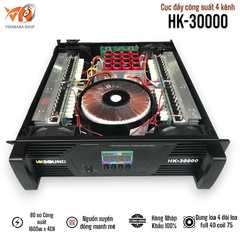 Cục đẩy công suất 4 kênh HKsound HK30000, 80 sò, công suất 1600w/1 kênhx4 kênh