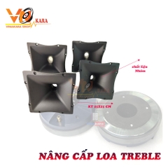 Họng loa treble kèn nhôm, KT 25x25cm