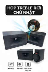 Hộp Đựng Loa Treble Rời Chữ Nhật | Họng + Trạm Loa
