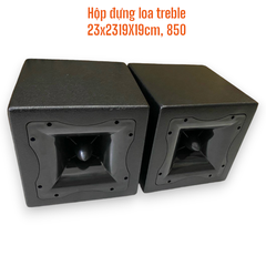 Hộp đựng loa treble rời, họng KT 19x19cm, 23x23cm