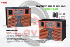 Loa Tủ Kéo Bình Lovina 2 Bass 40cm KB2016B