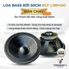 Loa Bass rời 50 từ 220 coil 100 - RCF L18P400 800W
