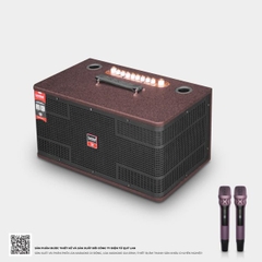 Loa xách tay Lovina L8616, 2 bass 16cm, 350w