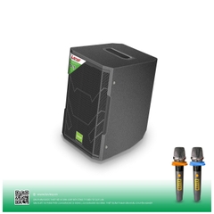 Loa Di Động Xách Tay Lanqt XT8 – Nhỏ Gọn, Công Suất 200W, Kèm 2 Micro UHF