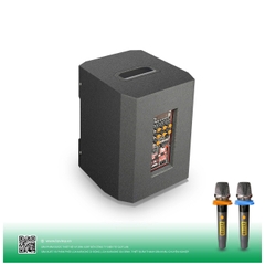 Loa Di Động Xách Tay Lanqt XT8 – Nhỏ Gọn, Công Suất 200W, Kèm 2 Micro UHF