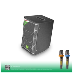 Loa Di Động Xách Tay Lanqt XT8 – Nhỏ Gọn, Công Suất 200W, Kèm 2 Micro UHF
