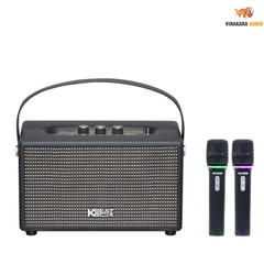 Loa Xách Tay Acnos S60 New 2026 240W Bluetooth 5.0 Kèm 2 Micro Không Dây, Karaoke Di Động