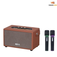 Loa Xách Tay Acnos S60 New 2026 240W Bluetooth 5.0 Kèm 2 Micro Không Dây, Karaoke Di Động