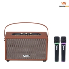 Loa Xách Tay Acnos S60 New 2026 240W Bluetooth 5.0 Kèm 2 Micro Không Dây, Karaoke Di Động