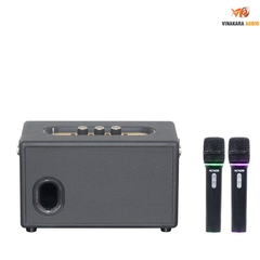 Loa Xách Tay Acnos S60 New 2026 240W Bluetooth 5.0 Kèm 2 Micro Không Dây, Karaoke Di Động