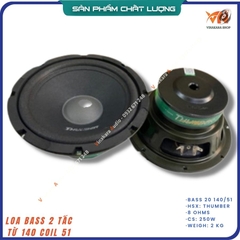 Củ loa rời Thunder 200-68, bass 2 tấc, 20cm, 250w,Từ 100 coil 38