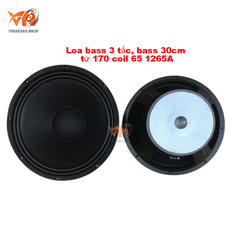 Loa bass 3 tấc, bass 30cm từ 170 coil 65 1265A