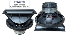 Loa bass đồng trục 25 từ neo coil 75, CBD10751