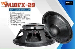 Loa bass MAXO 5 tấc, 50cm từ 260  PA18FX-29