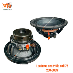 Loa bass neo 2 tấc, bass 20cm, coil 75, cs 250-500w LB8