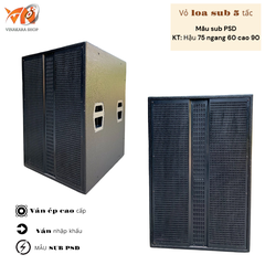 Vỏ loa sub hơi 50 5 tấc, tay sắt, cao 90cm VLS1890-TS