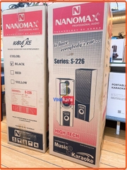 Loa đứng karaoke Nanomax S-220 - Hàng chính hãng
