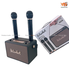 Loa Karaoke Bluetooth Peterhot A106W (Kèm 2 Mic)