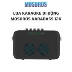 Loa nghe nhạc karaoke MOSBROS Karabass 12K , Công suất 120w, 2 micro