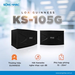 Loa Karaoke GUINNESS KS105G (Bass 25cm)