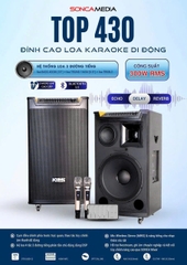 Loa Kéo ACNOS TOP 430, Tích Hợp Vang Số Chỉnh App