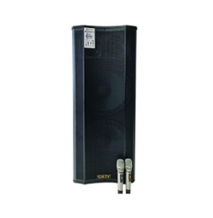 Loa kéo di động KTV GD215-07. Vỏ thùng gỗ, có 2 màu: màu đen sang trọng và màu vàng cao cấp. Bass loa 4 Tấc đôi. Âm thanh hay hát karaoke cực đã