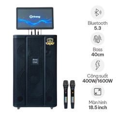 Loa kéo  màn hình di động Arirang Bass 40, Kèm màn hình 19inch, MK5S