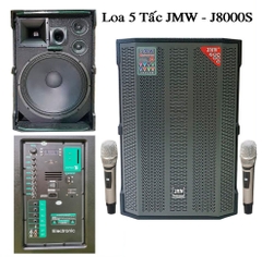 Loa kéo di động JMW J8000S, CS 900W, gỗ, 2 micro UHF