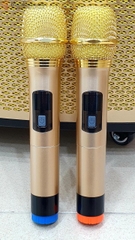 Loa kéo di động Nanomax SK-12B - 3 tấc gỗ kèm 2 micro ca nhẹ - hàng chính hãng