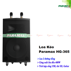 Loa Kéo Di Động Paramax HG365 (4 tấc gỗ)
