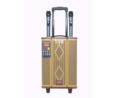Loa kéo di động Shengyou 108. Bass 2 tấc gỗ. Âm thanh thanh. Nhỏ gọn và tiện lợi di chuyển dễ dàng