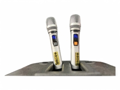 Loa kéo di động Lanqt LA-168A , Bass 30cm, 450w, 3 đường tiếng, 2 Micro UHF