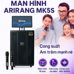 Loa kéo  màn hình di động Arirang Bass 40, Kèm màn hình 19inch, MK5S