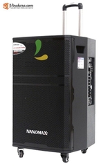 Loa kéo di động Nanomax SK-15A10. Công suất : 600W. Loa bass 4 tấc