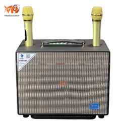 Loa kéo xách tay karaoke AZ NK6, (Bass 15cm, 150w, 2 micro)