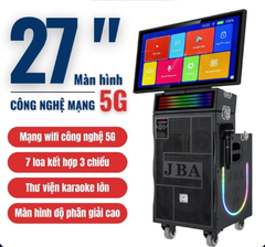 Loa kéo màn hình JBA SK8636, công suất 500w, màn hình 27inch cảm ứng