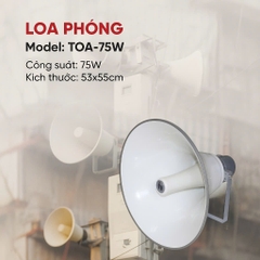 Loa Phóng Thanh TOA 75W, có sẵn biến áp