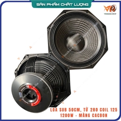 Loa bass rời  50 5 tấc từ 280 coil 125 (màng cacbon)