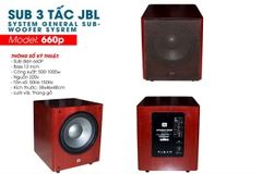 Loa sub điện 30 3 tấc JB 660P, bass 30cm 3 tấc, hàng nhập khẩu 600w