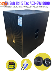 Loa sub hơi 50 5 tấc, bass 50cm ADX-SW18800,L18P400 từ 220 coil 100, 800W, phân tầng sub