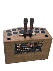 Loa xách tay Bass 25 đôi AD-2700 Plus 27 Đường tiếng, Công suất 900w
