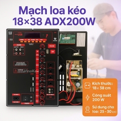 Mạch loa kéo 18x38, Reverd ,bluetooth,Công suất 200w , ADX200W